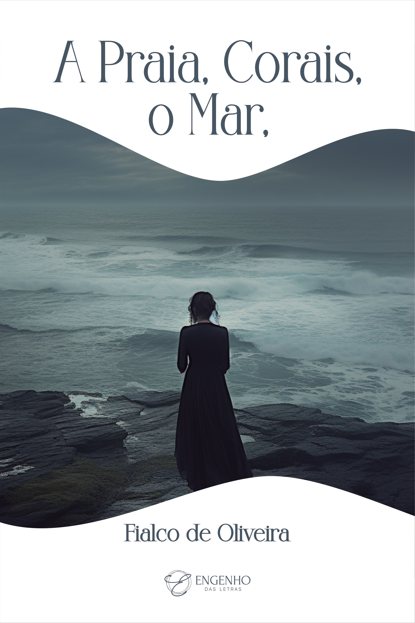 A praia, corais, o mar